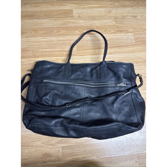 Still Nordic Leather Tote Bag Black Crossbody Shoulder Bag - Picture 6 of 10